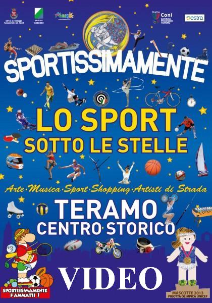 Manifesto Lo Sport sotto le stelle 2013