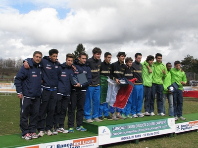 Podio finale nazionale cross 2013