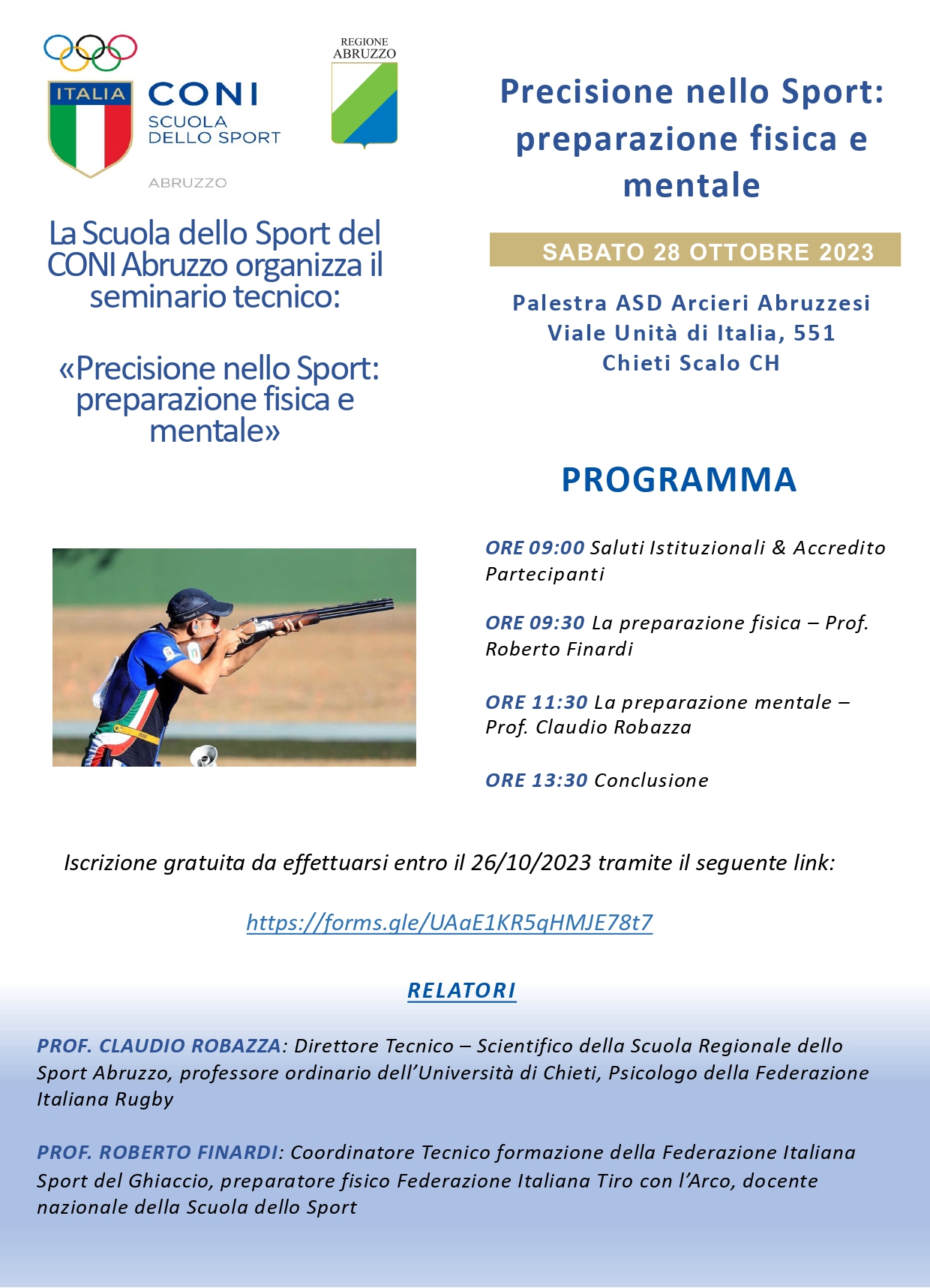 Precisione nello Sport preparazione fisica e mentale 28 Ottobre 2023 page 0001