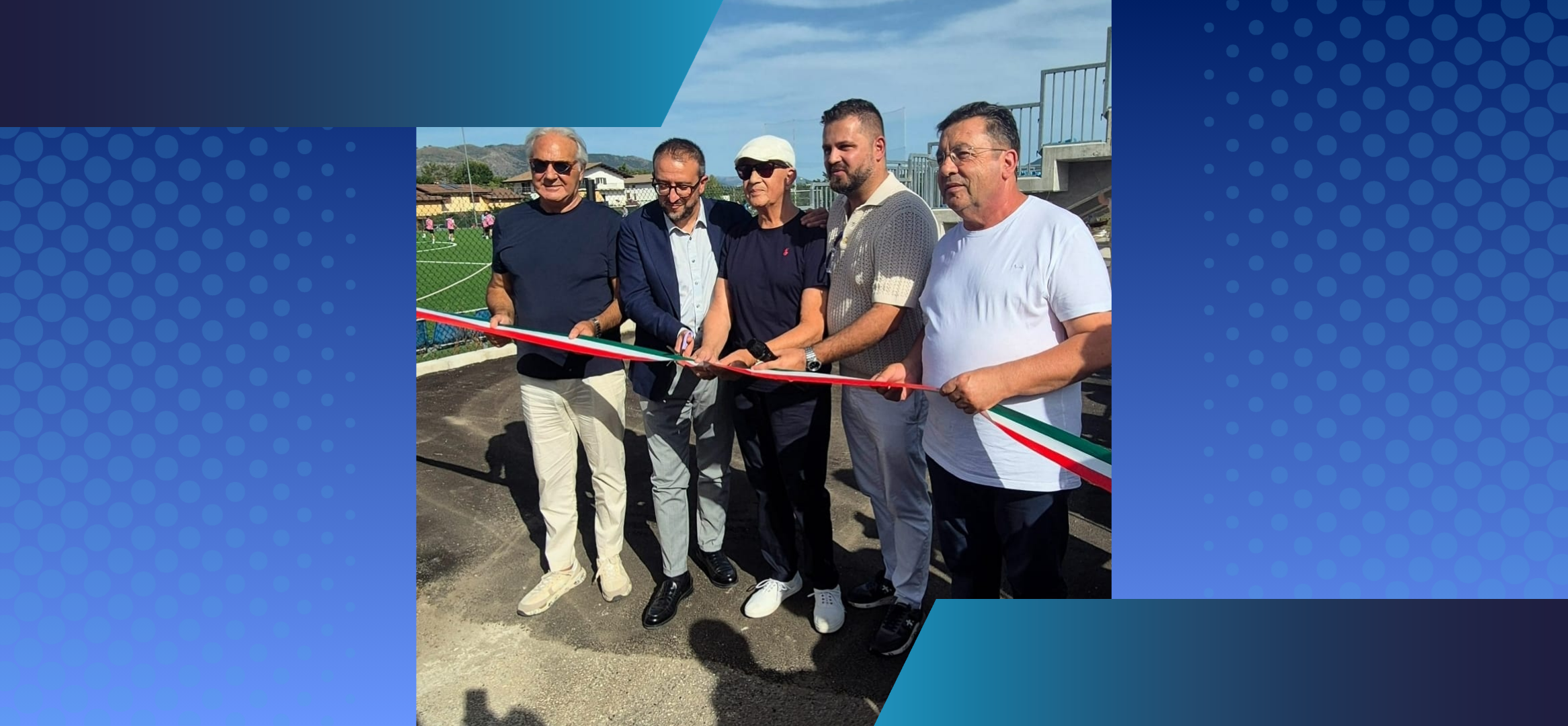 Da sx:  - Pierluigi Biondi, sindaco L'Aquila - Biagio Tempesta, ex sindaco L'Aquila - Livio Vittorini, presidente commissione bilancio Comune L'Aquila nonché figlio di Stefano Vittorini - Vito Colonna, assessore sport Comune L'Aquila