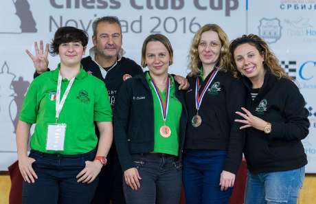 Il Fischer Chieti conquista il 4° posto alla Coppa dei Campioni femminile di scacchi